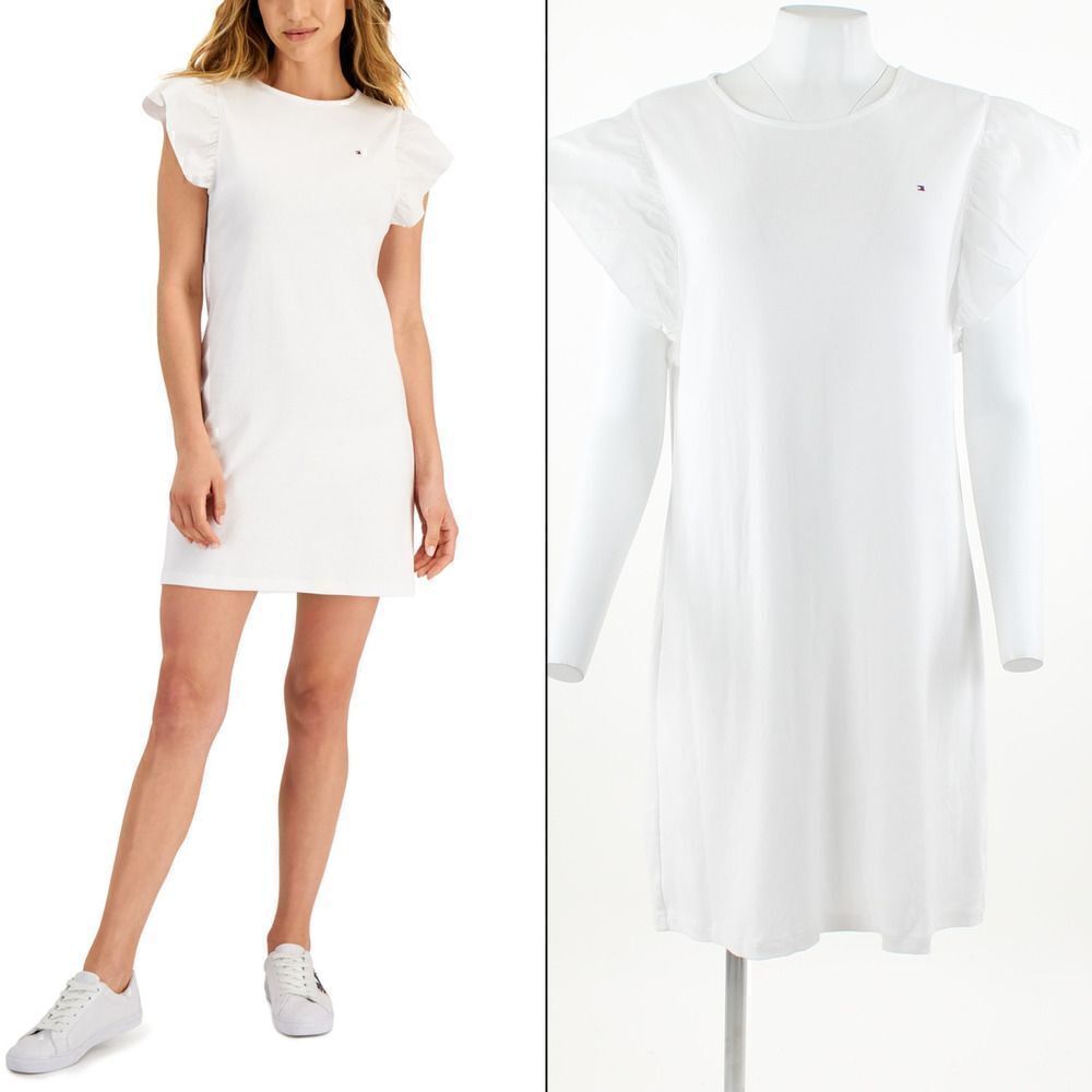Tommy Hilfiger  Cotton Flutter-Sleeve in Bright White